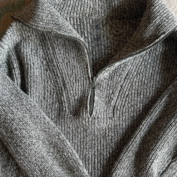 Lou & Grey Zip-Neck Ribbed Sweater - Picture 3 of 7